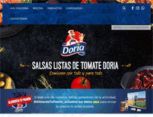 Tablet Screenshot of pastasdoria.com